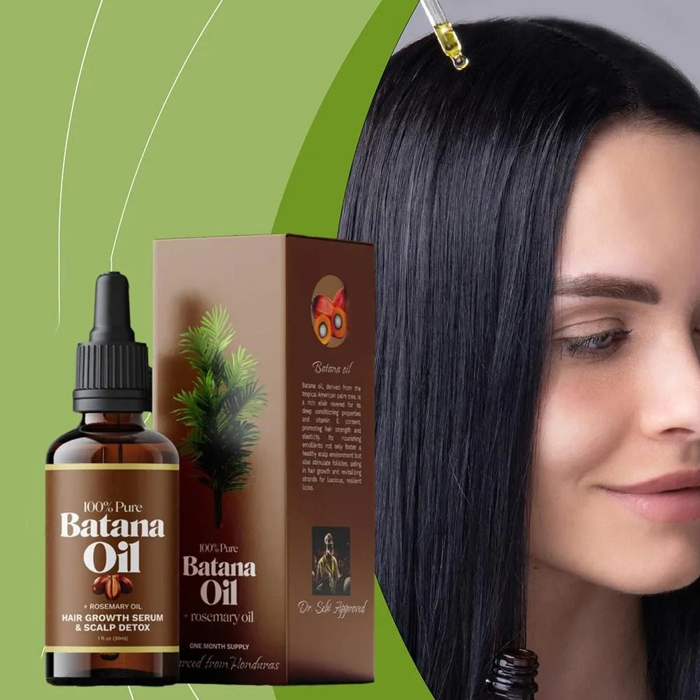 Batana-Aceite para fortalecer el cabello, aceite esencial de biotina, tratamiento nutritivo, puntas abiertas, seco, todo tipo, 30ml/59ml