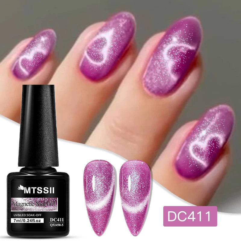Esmalte Gel Magnético Aurora MTSSII 7ml - Holográfico Cat Eye UV/LED
