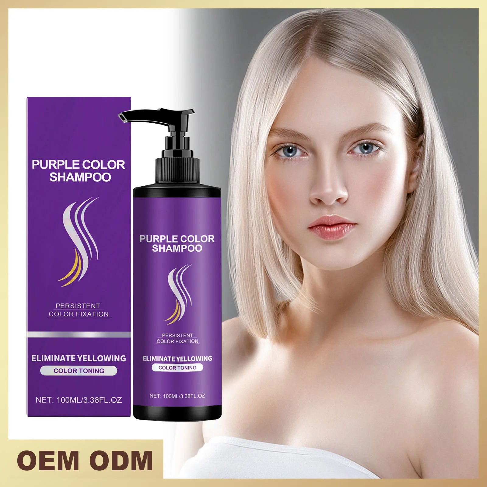 Shampoo Violeta Anti Amarillo — Neutraliza Tonos Brassy y Realza el Rubio