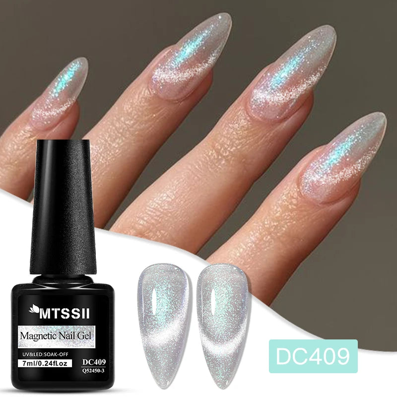 Esmalte Gel Magnético Aurora MTSSII 7ml - Holográfico Cat Eye UV/LED
