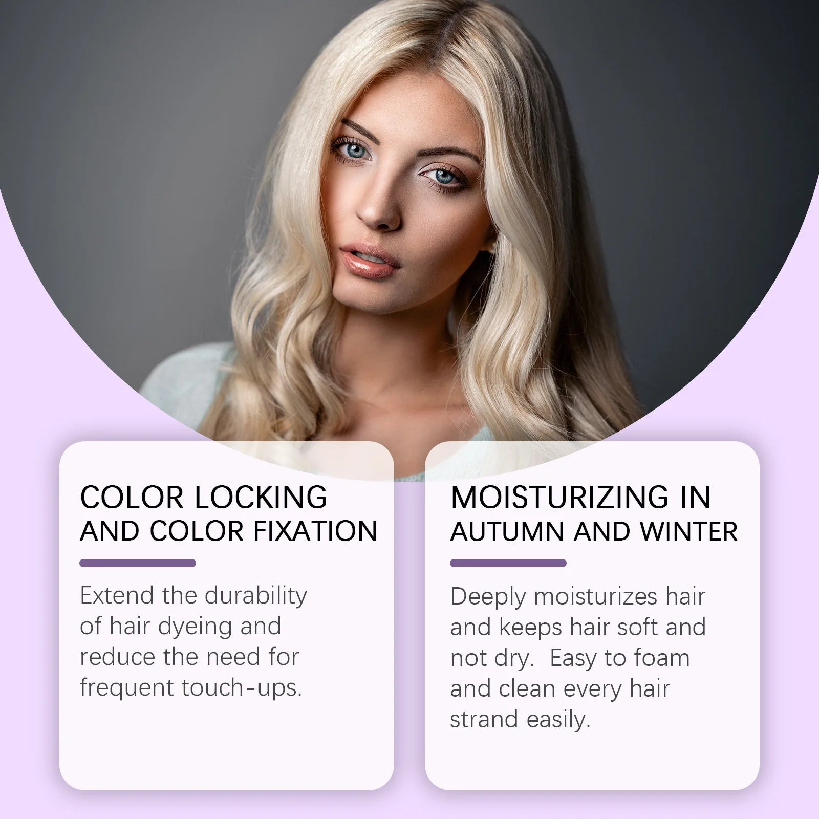 Shampoo Violeta Anti Amarillo — Neutraliza Tonos Brassy y Realza el Rubio
