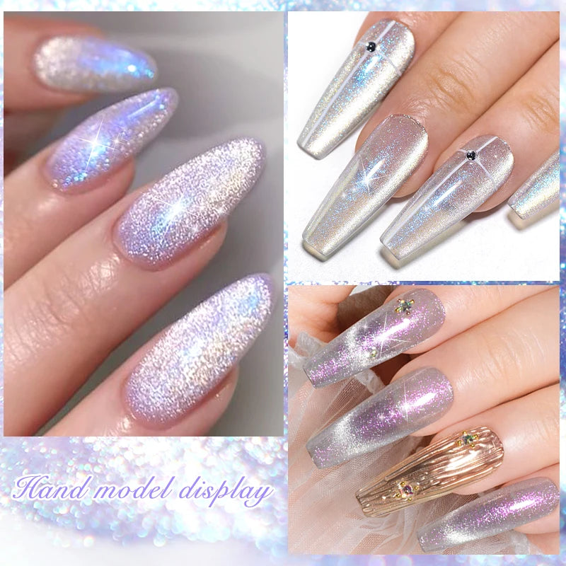 Esmalte Gel Magnético Aurora MTSSII 7ml - Holográfico Cat Eye UV/LED