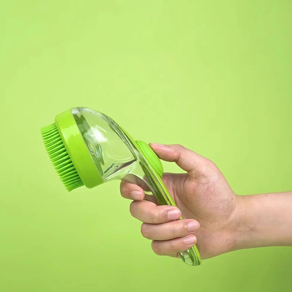 Cepillo de baño para mascotas para perros y gatos pequeños: herramienta especializada para lavar perros, cepillo exfoliante de masaje, esencial para el baño de mascotas