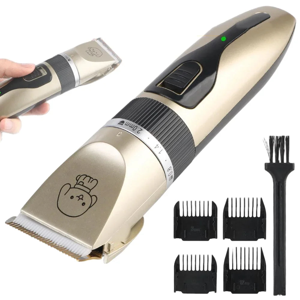 Cortapelos eléctricos para mascotas para afeitar perros y gatos; recortador de pelo para mascotas; afeitadora eléctrica de belleza.