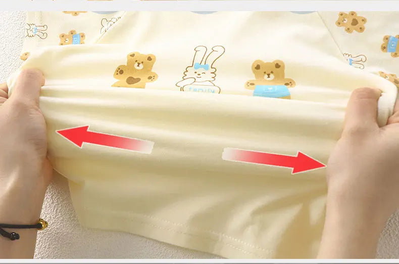 Conjuntos para niños, ropa de algodón para niños, ropa de dormir de casa de manga corta, ropa para niños, Tops de primavera y verano, trajes de pantalones