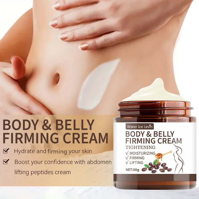 Crema reafirmante para control abdominal - 60 g, extracto de planta hidratante profunda e hidratante, sin alcohol, adecuada para todo tipo de piel, sin especias, mejora la elasticidad de la piel