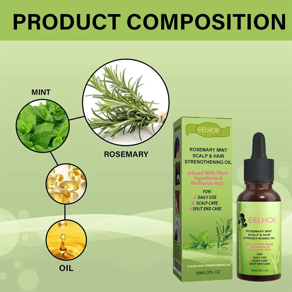 Batana-Aceite para fortalecer el cabello, aceite esencial de biotina, tratamiento nutritivo, puntas abiertas, seco, todo tipo, 30ml/59ml