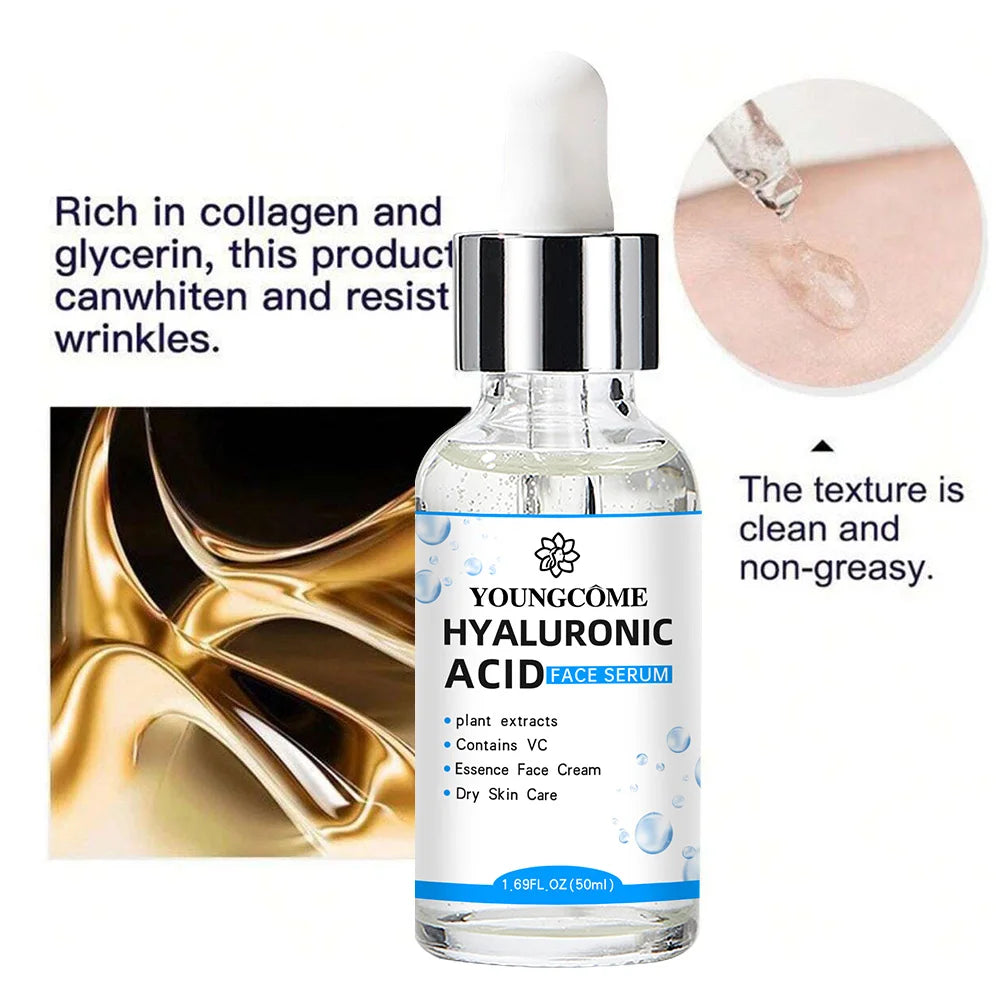 Esencia Facial Coreana - Ácido Hialurónico Hidratación Profunda