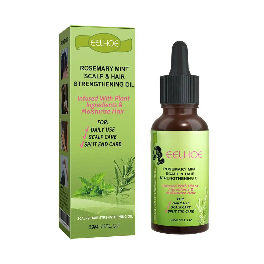 Batana-Aceite para fortalecer el cabello, aceite esencial de biotina, tratamiento nutritivo, puntas abiertas, seco, todo tipo, 30ml/59ml