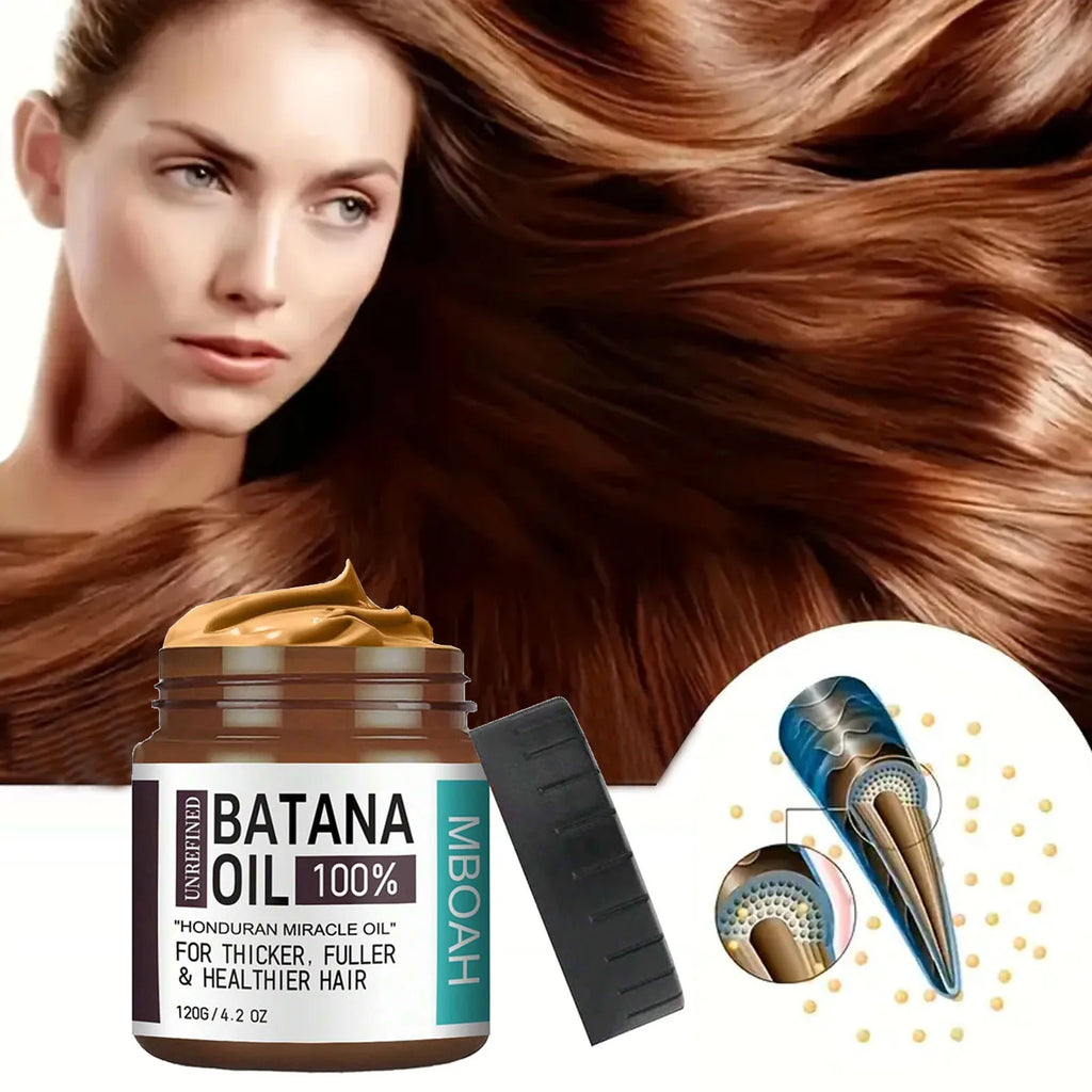 100% aceite de Batana de Honduras - Cabello más completo, más grueso y saludable - Acondicionador para hombres grandes Cuidado del cabello sedoso - Aceite nutritivo para el cabello