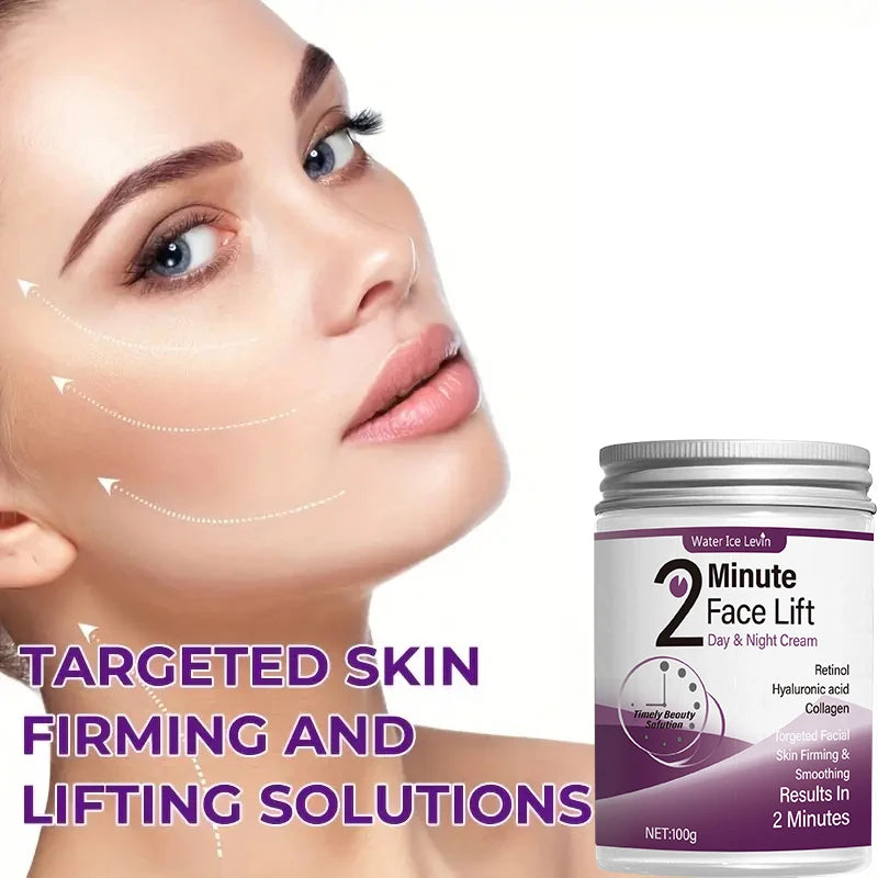 Crema Lifting Día y Noche con Retinol, Ácido Hialurónico y Colágeno - Sin Fragancia
