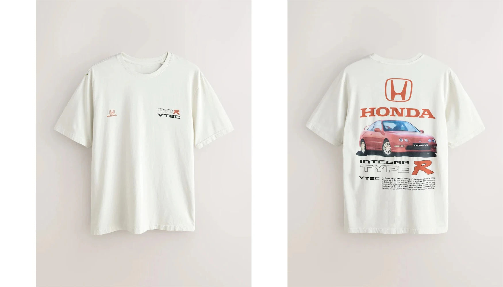 Camiseta Honda para hombre y mujer, camiseta urbana de algodón de verano, Top de ciclismo para motocicleta Honda Integra Type R de manga corta para primavera y otoño