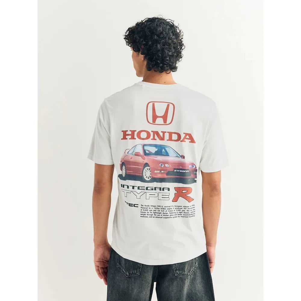 Camiseta Honda para hombre y mujer, camiseta urbana de algodón de verano, Top de ciclismo para motocicleta Honda Integra Type R de manga corta para primavera y otoño