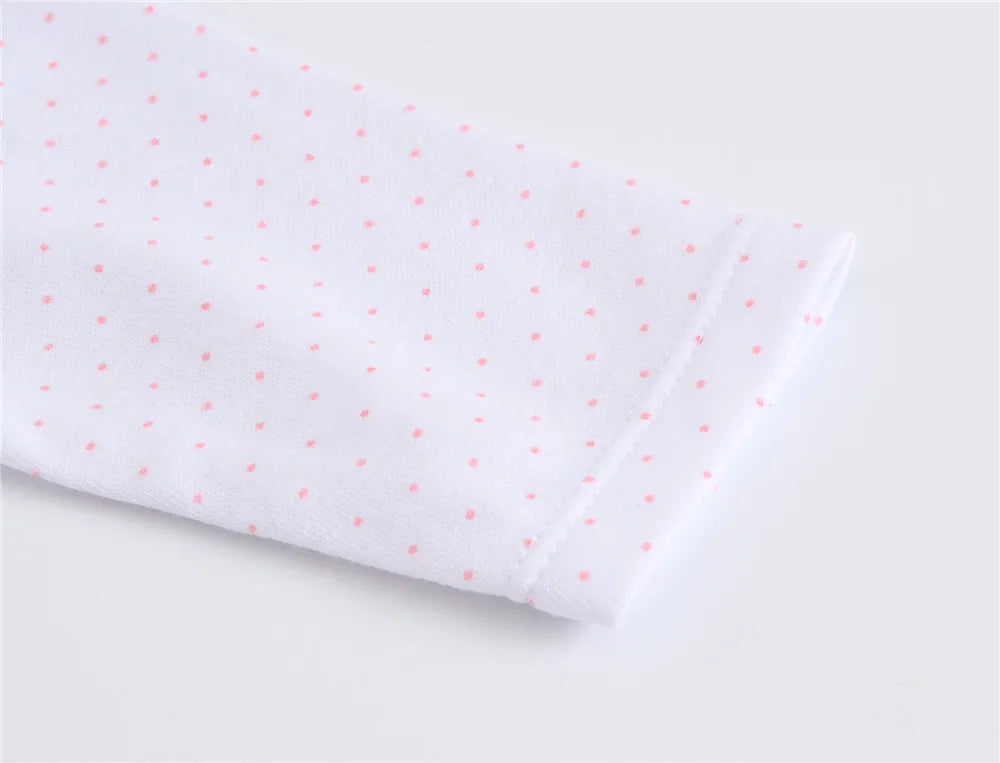 3 unids/lote 100% de ropa de algodón para niñas, peleles de manga larga para recién nacidos de 0 a 12M, mono con estampado de cartón para primavera y otoño
