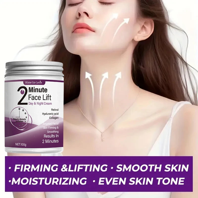 Crema Lifting Día y Noche con Retinol, Ácido Hialurónico y Colágeno - Sin Fragancia