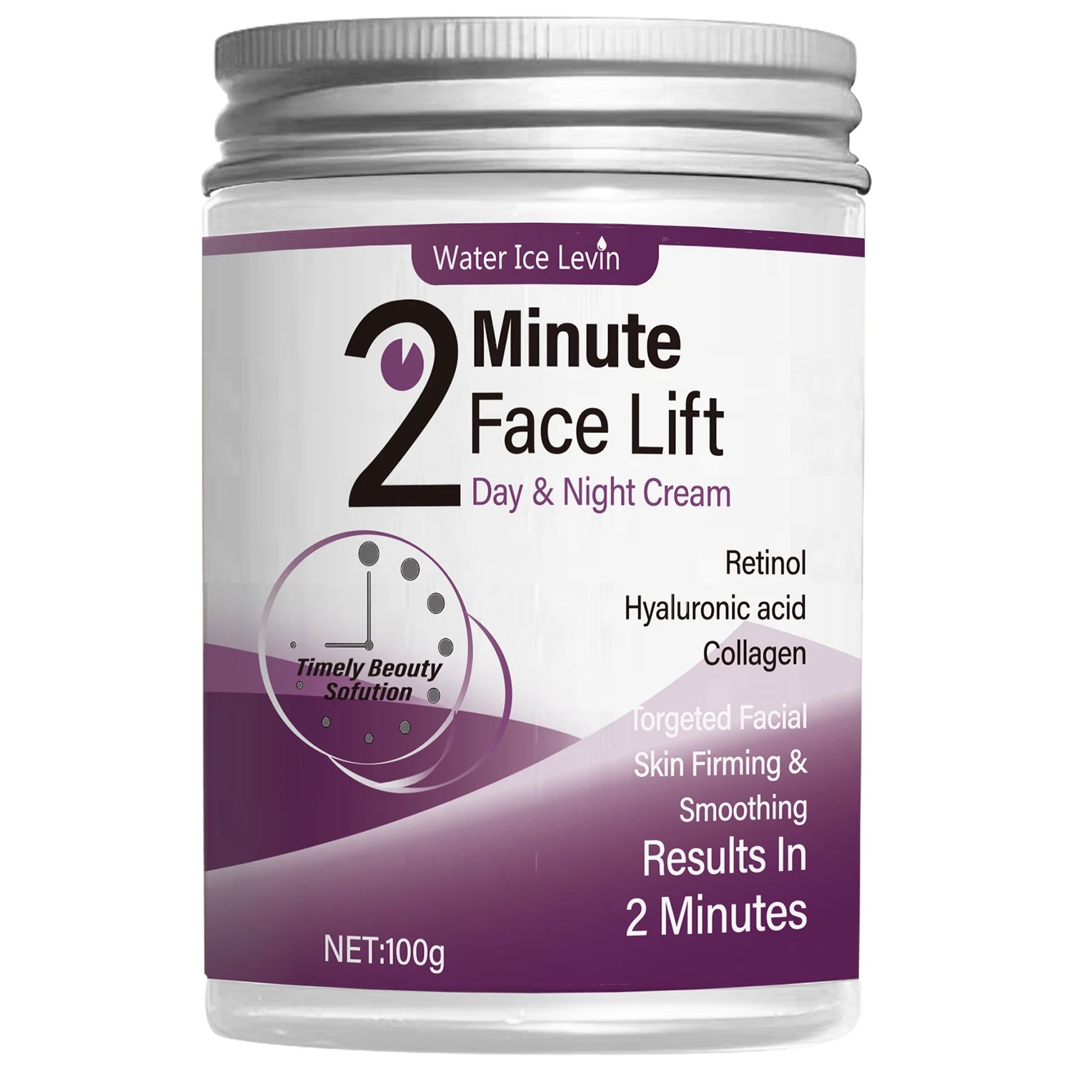 Crema Lifting Día y Noche con Retinol, Ácido Hialurónico y Colágeno - Sin Fragancia