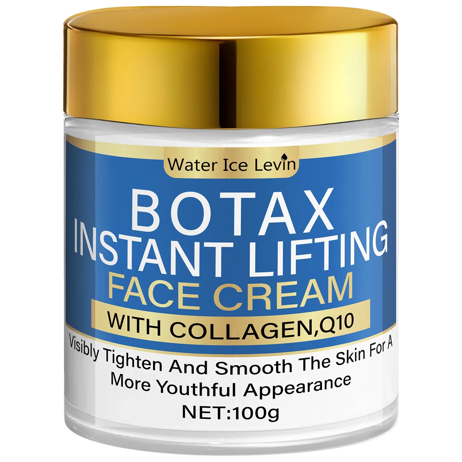 Crema Facial Lifting con Colágeno y Q10 100g, con Ceramidas, Efecto Tensor y Nutritivo, para una Piel Más Firme, Listo para Enviar
