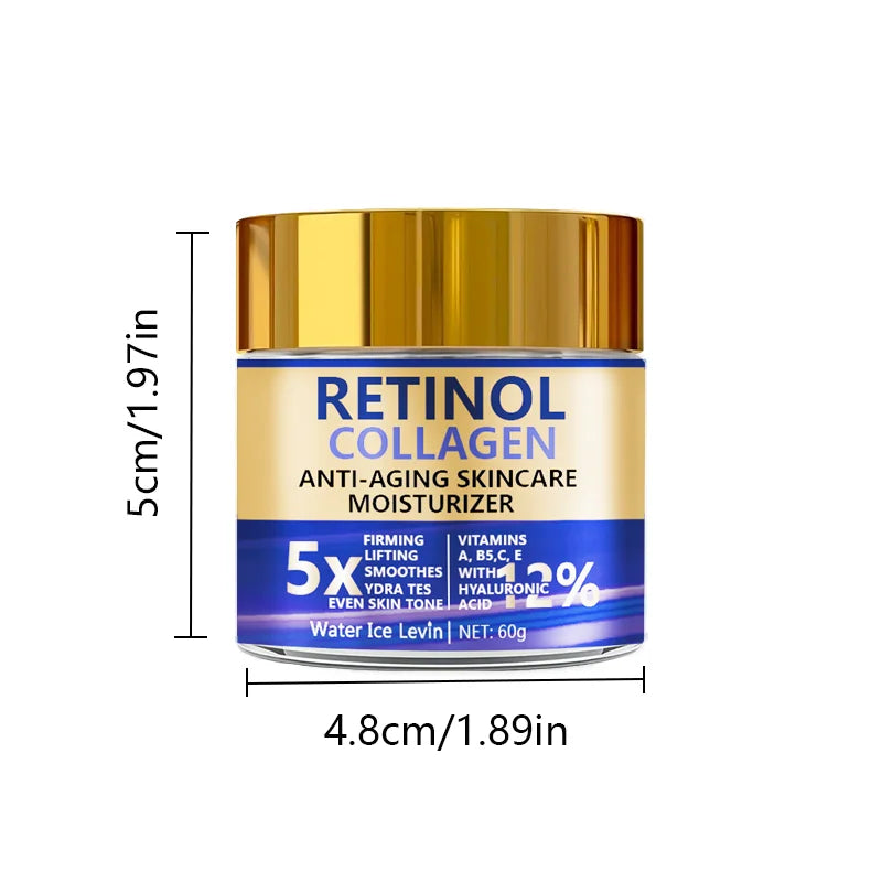 Crema Facial Retinol y Colágeno 60g - Antienvejecimiento