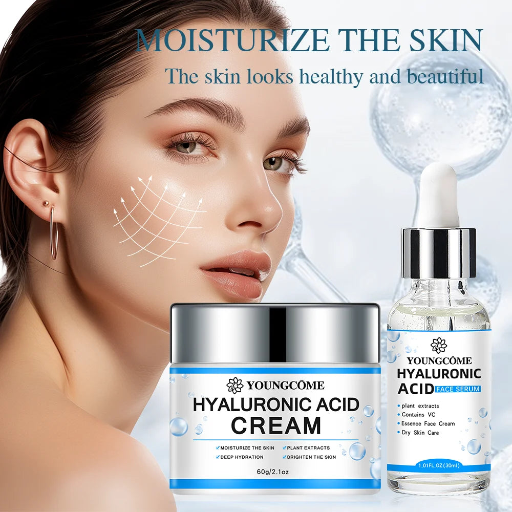 Crema Facial Coreana - Ácido Hialurónico Hidratación Profunda