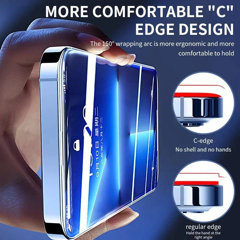 3 piezas de vidrio templado para iPhone 14 13 12 11 15 Pro Max Mini Protector de pantalla para iPhone 17 XR XS MAX 7 8 Plus 16 vidrio protector