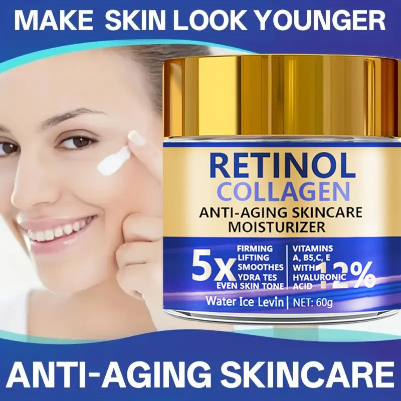 Crema Facial Retinol y Colágeno 60g - Antienvejecimiento