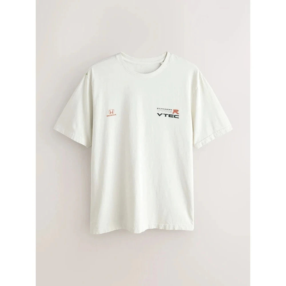 Camiseta Honda para hombre y mujer, camiseta urbana de algodón de verano, Top de ciclismo para motocicleta Honda Integra Type R de manga corta para primavera y otoño