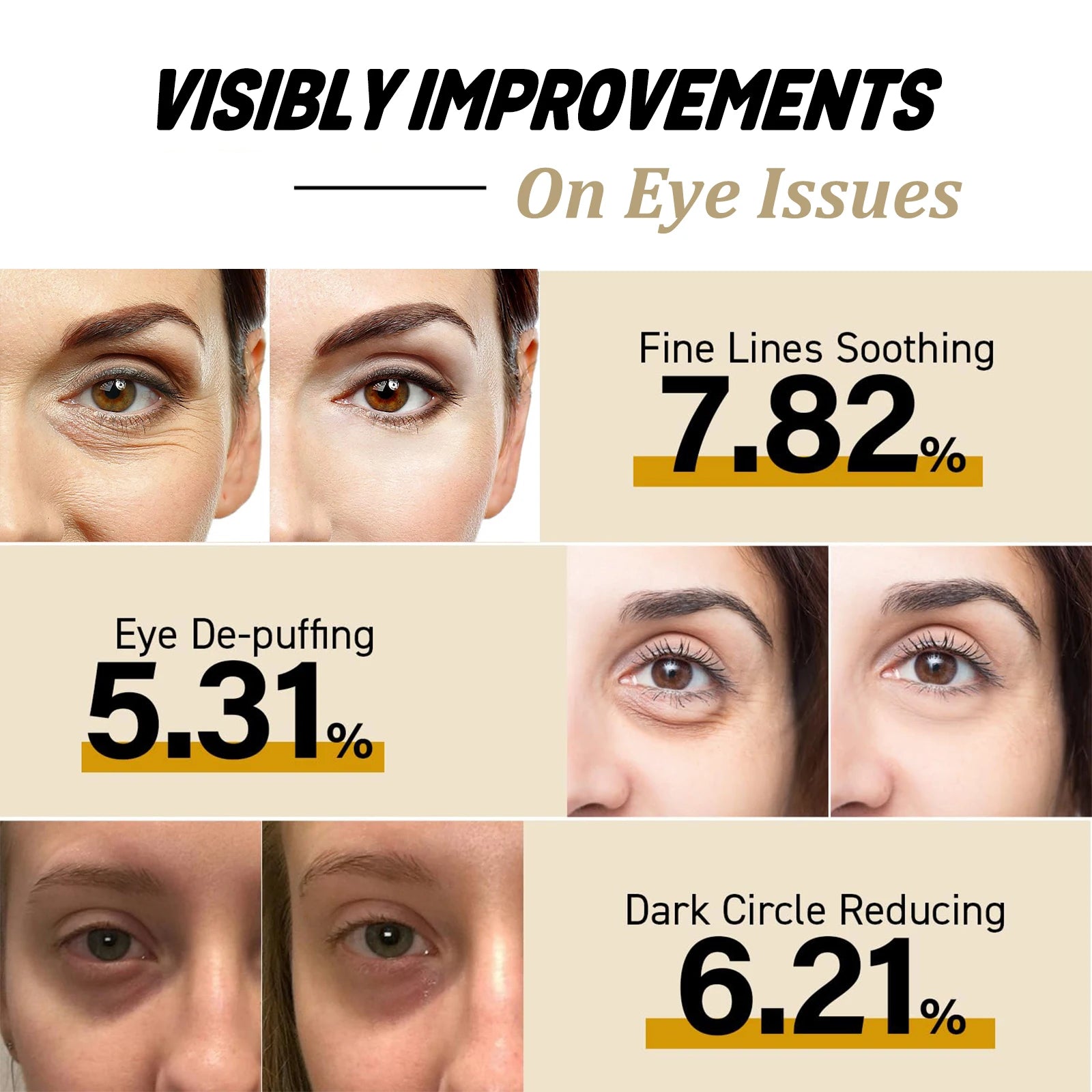Crema de Ojos Caracol en Barra - Colágeno Anti Ojeras, Bolsas y Arrugas