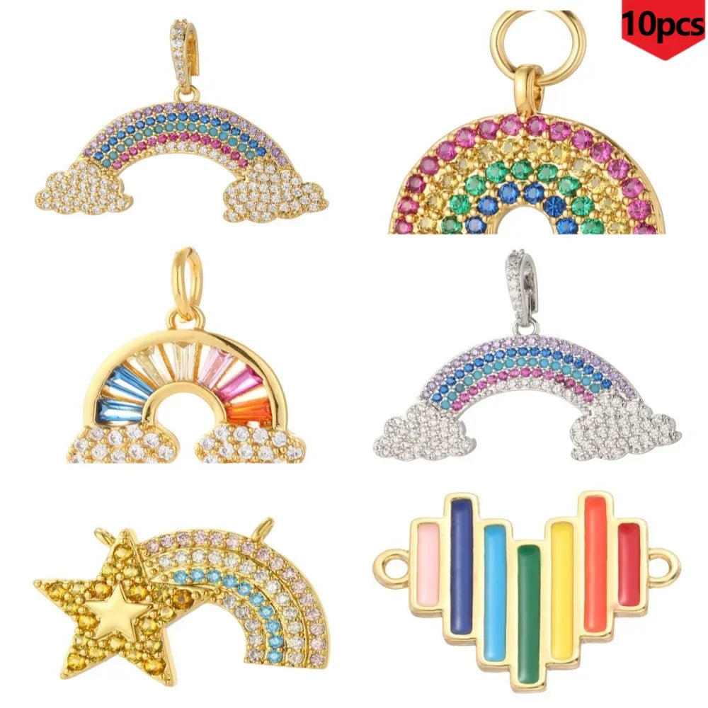 3 uds de 6mm de acero inoxidable hebilla de resorte dorada lindo verano playa océano cocotero concha de tortuga estrella de mar dijes colgante