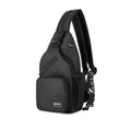 Bolsos de pecho para mujer, mochila ajustable y bolso de hombro individual con orificio para auriculares, bandolera de viaje deportiva pequeña para chica, bolso Oxford