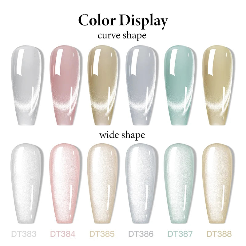 Esmalte de uñas de Gel magnético de gato, 7ml, rosa, plateado, brillo semipermanente, Gel magnético UV/LED, necesita remojo de pintura, diseño Vanrish