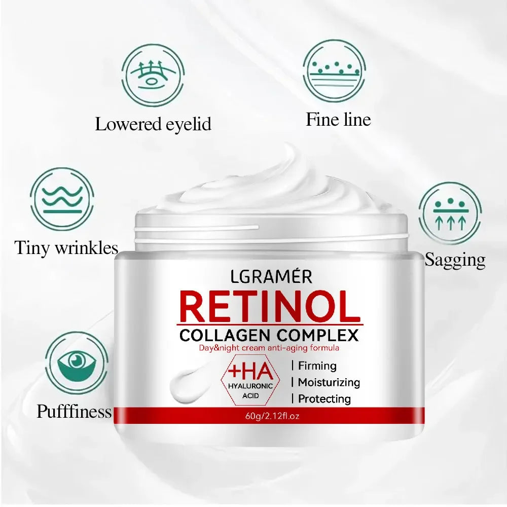 Crema Reafirmante de Retinol y Colágeno - Iluminadora
