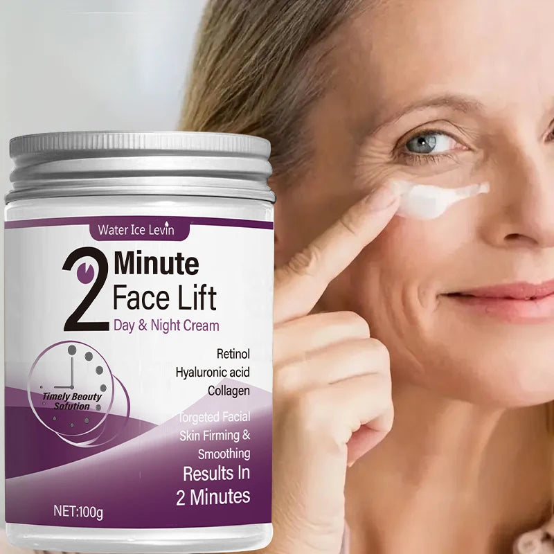 Crema Lifting Día y Noche con Retinol, Ácido Hialurónico y Colágeno - Sin Fragancia