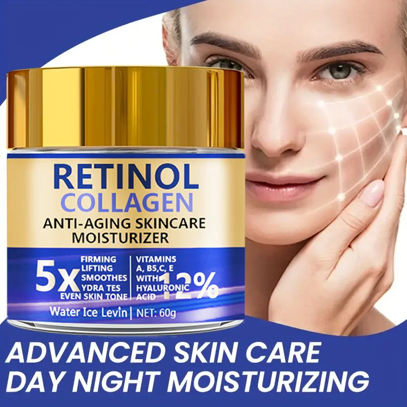 Crema Facial Retinol y Colágeno 60g - Antienvejecimiento