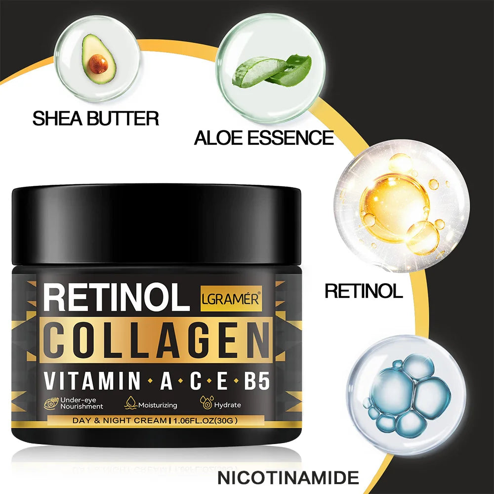 Crema Hidratante Retinol para Hombres - Antienvejecimiento