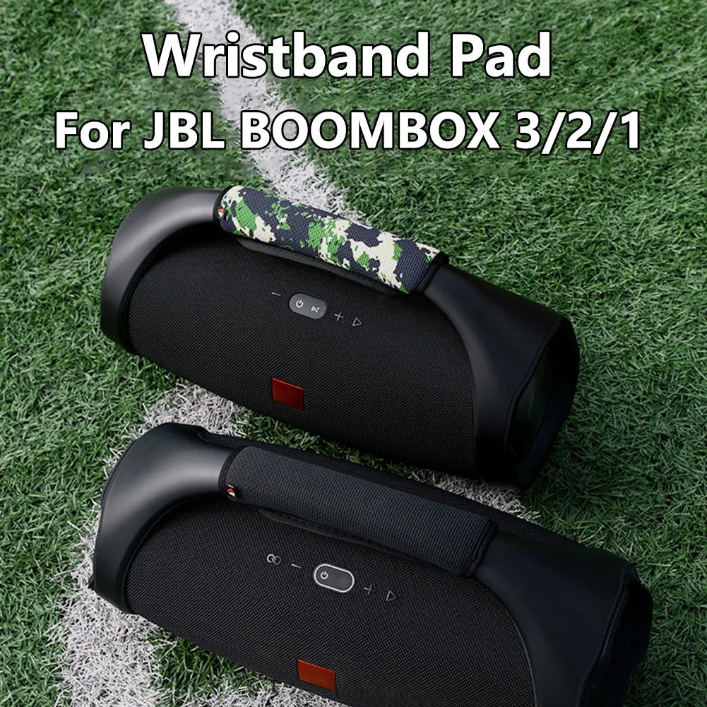 Correa de mango de altavoz gruesa para JBL Bombox 3/2/1, accesorios universales, almohadilla de pulsera inalámbrica, pegatina ligera