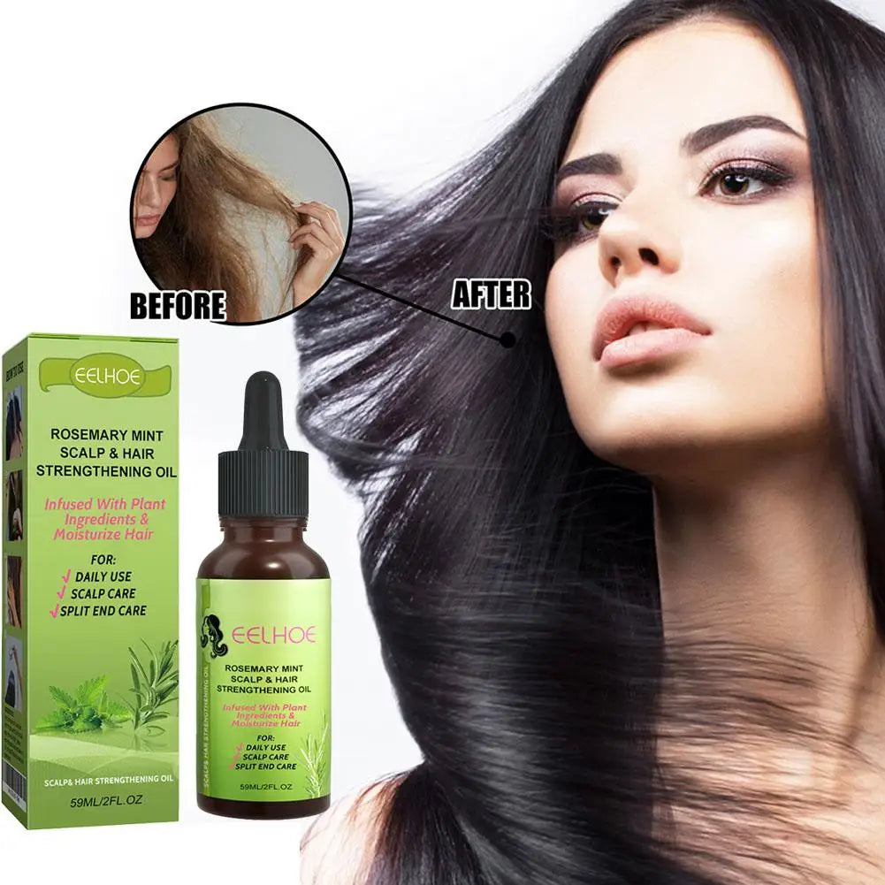 Batana-Aceite para fortalecer el cabello, aceite esencial de biotina, tratamiento nutritivo, puntas abiertas, seco, todo tipo, 30ml/59ml