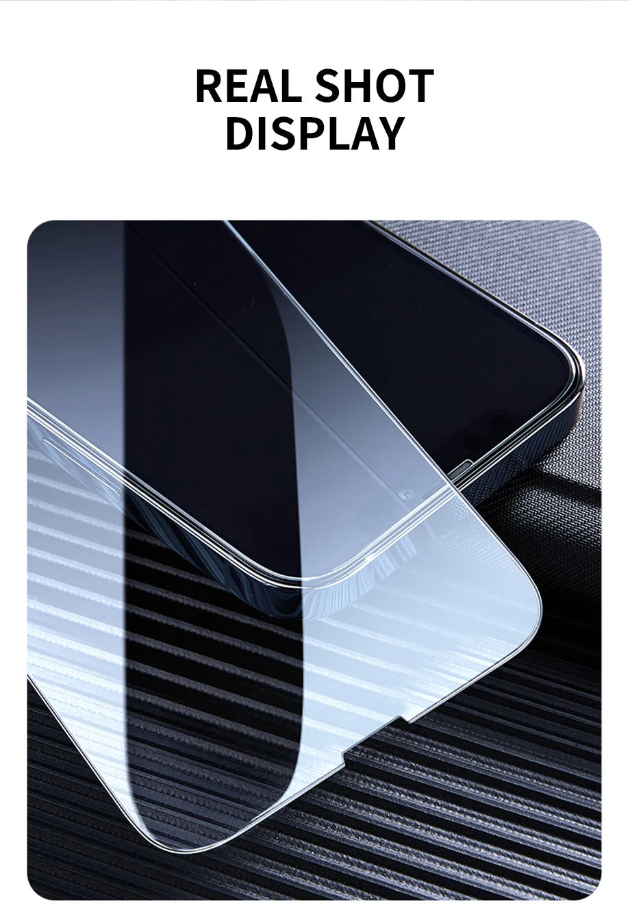 3 piezas de vidrio templado para iPhone 14 13 12 11 15 Pro Max Mini Protector de pantalla para iPhone 17 XR XS MAX 7 8 Plus 16 vidrio protector