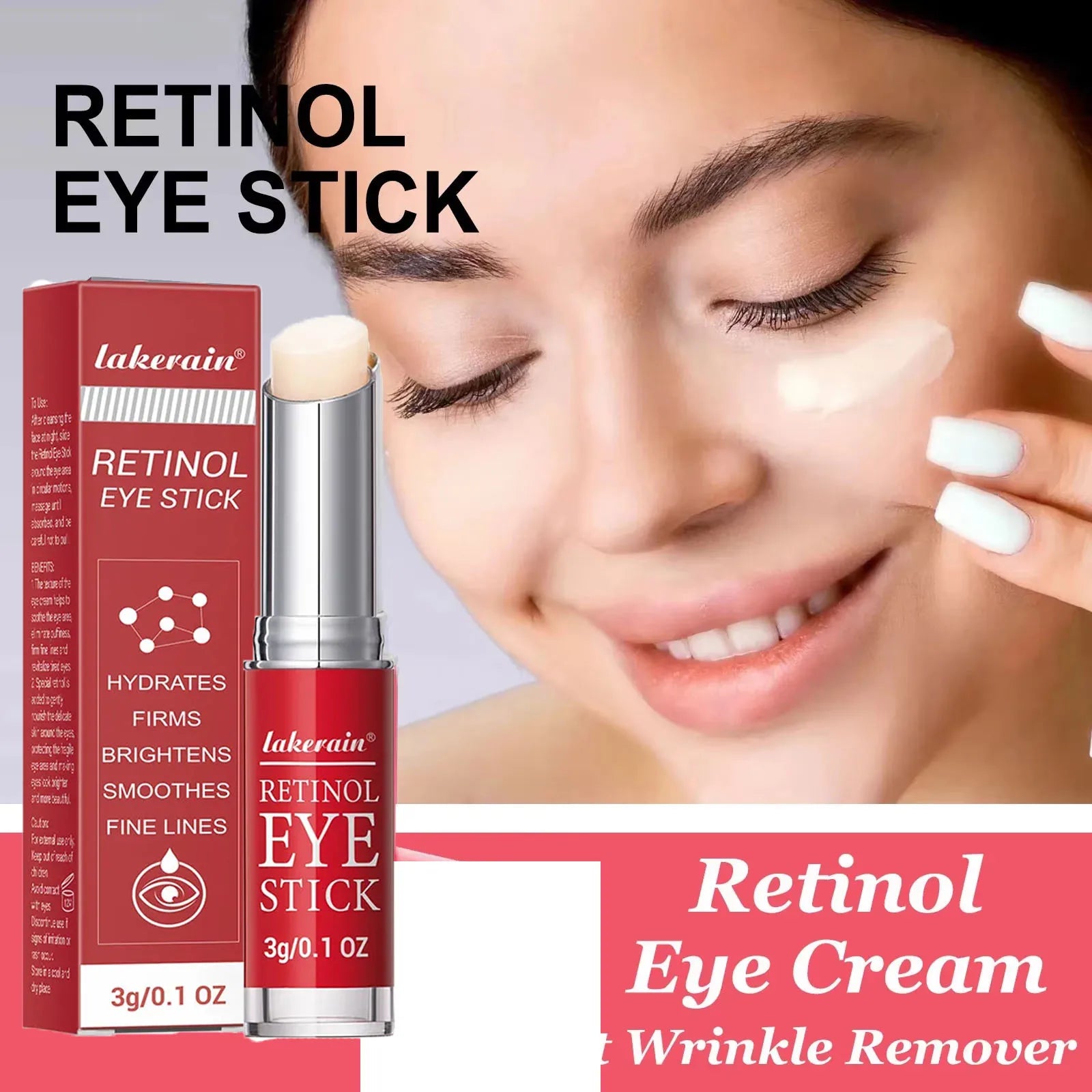 Crema Contorno de Ojos con Retinol - Anti Ojeras, Bolsas y Arrugas