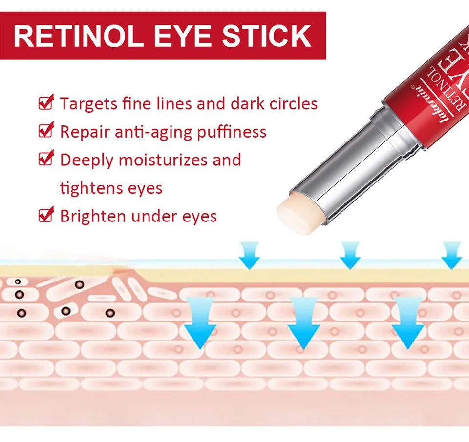 Crema Contorno de Ojos con Retinol - Anti Ojeras, Bolsas y Arrugas