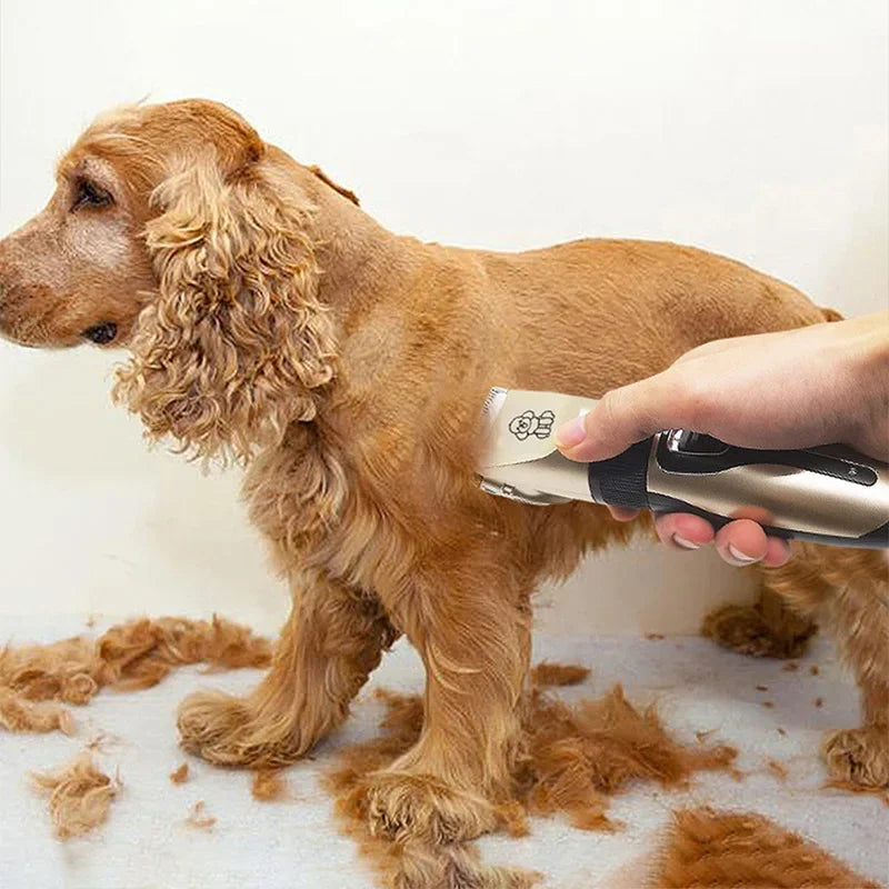 Cortadora de Pelo Duradera para Mascotas, Set de Afeitadora y Recortadora para Conejos, Gatos, Perros y Cachorros, Tijeras y Accesorios de Peluquería Canina