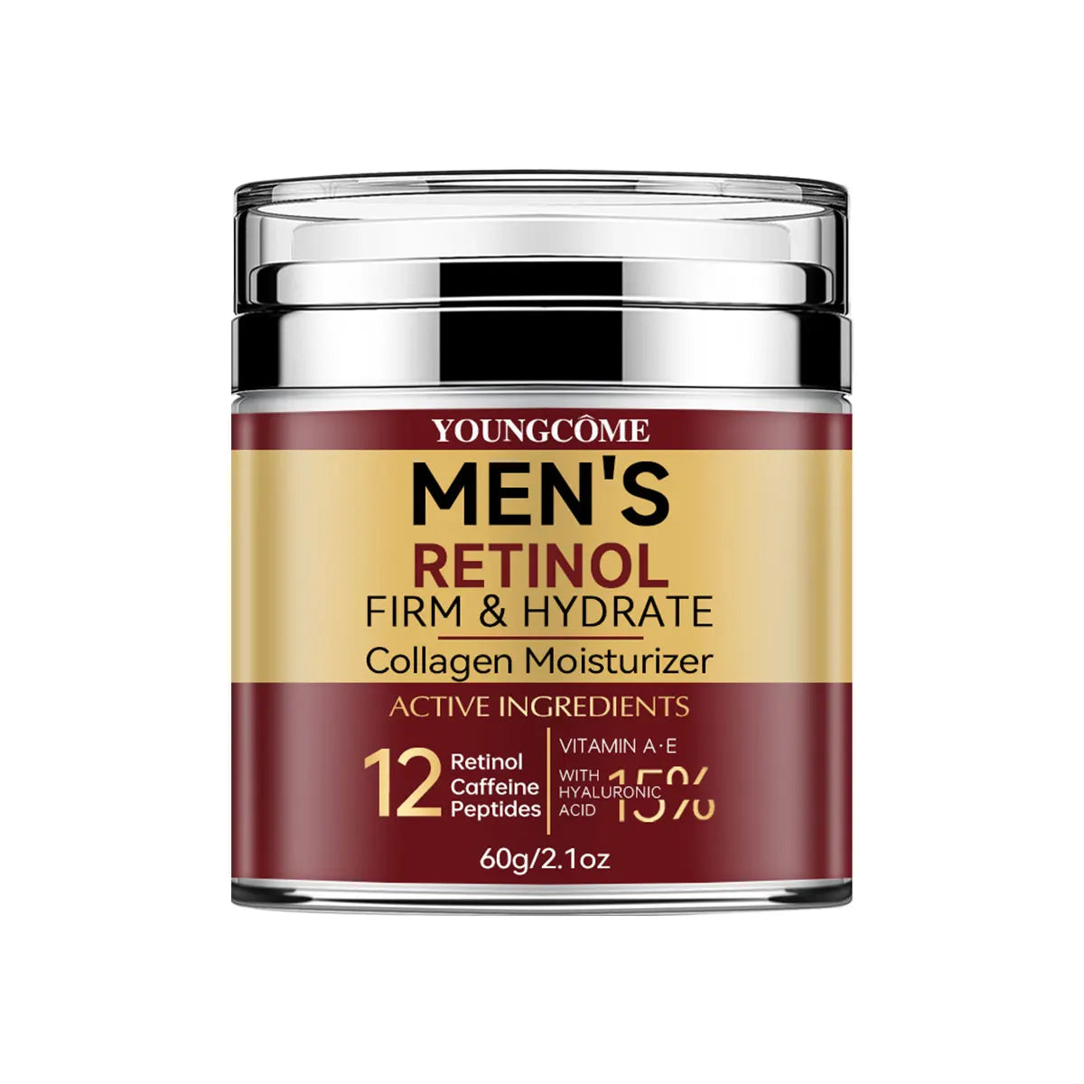 Crema Facial Retinol para Hombres - Reafirmante y Colágeno