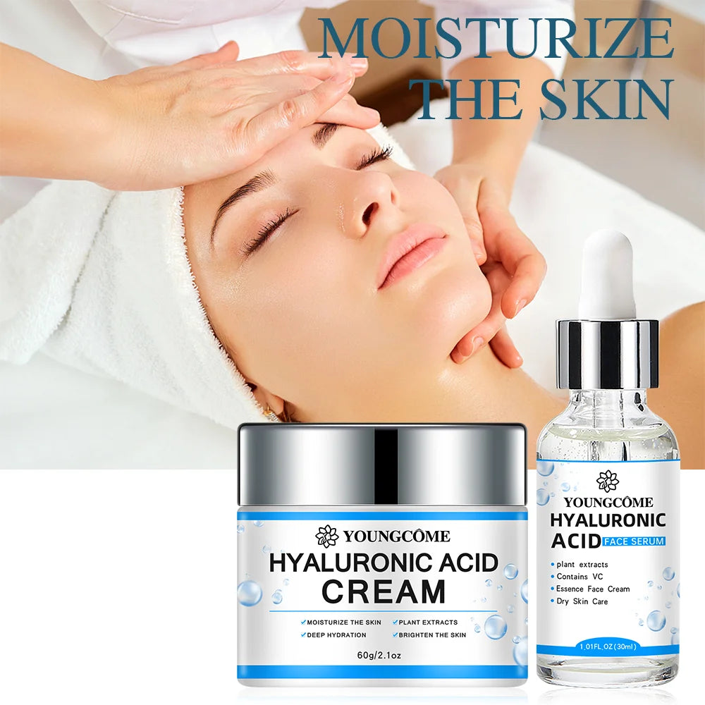 Crema Facial Coreana - Ácido Hialurónico Hidratación Profunda