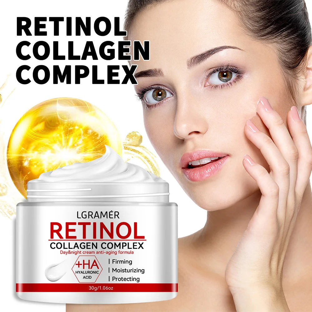 Crema Reafirmante de Retinol y Colágeno - Iluminadora