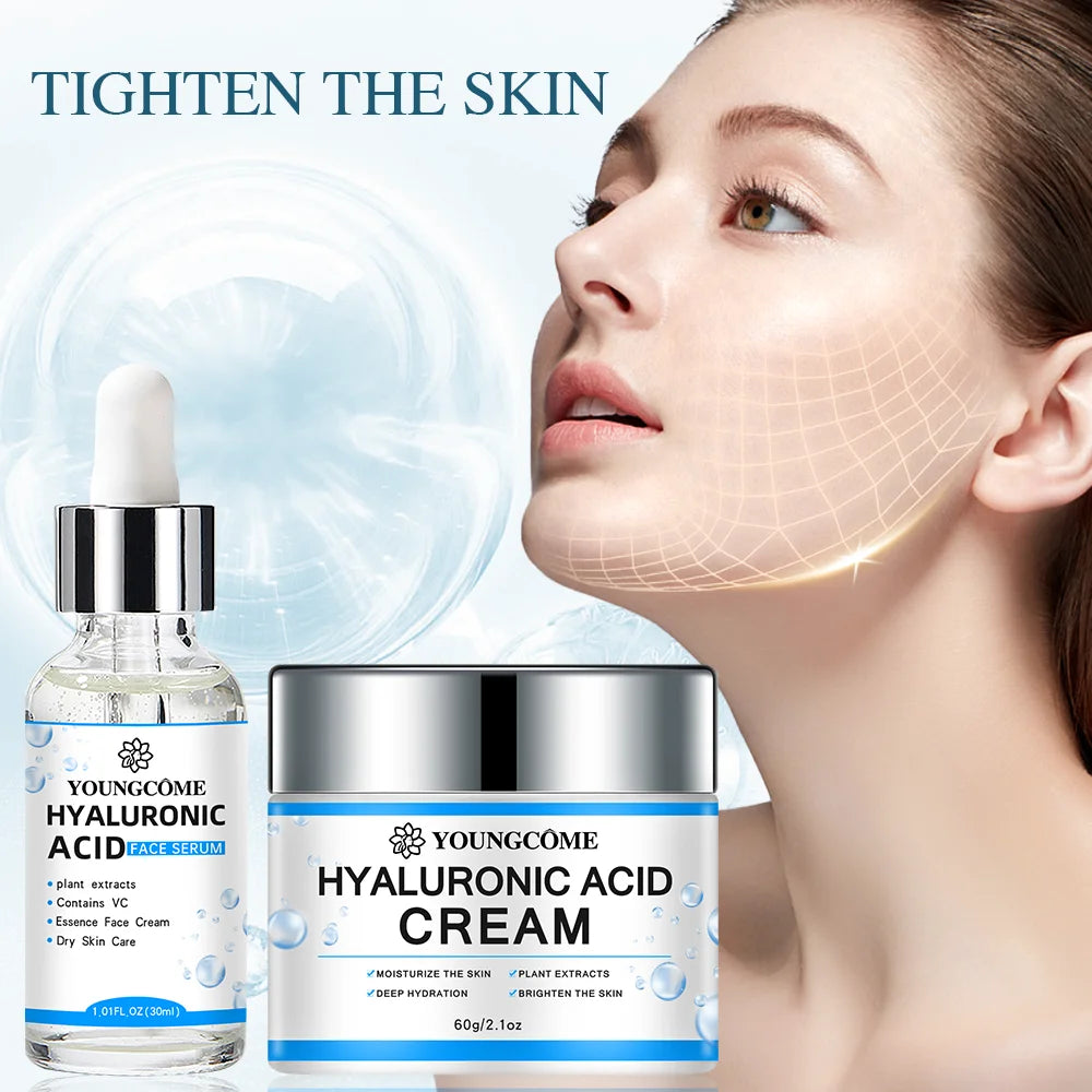 Crema Facial Coreana - Ácido Hialurónico Hidratación Profunda