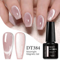 Esmalte Gel Magnético Cat Eye 7ml - Rosa y Plateado UV/LED Semipermanente