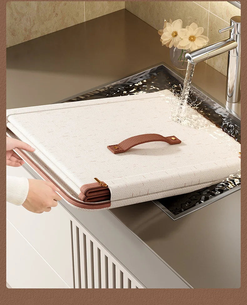 Caja de almacenamiento grande para el hogar, caja organizadora de almacenamiento con cremallera de lino y algodón de carcasa dura resistente con tapa para ropa, juguetes, mantas