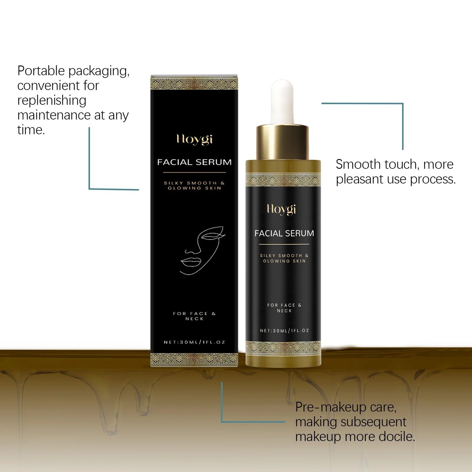 Sérum Facial Hidratante con Incienso y Vitamina E - 30ml
