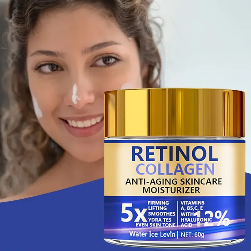 Crema Facial Retinol y Colágeno 60g - Antienvejecimiento