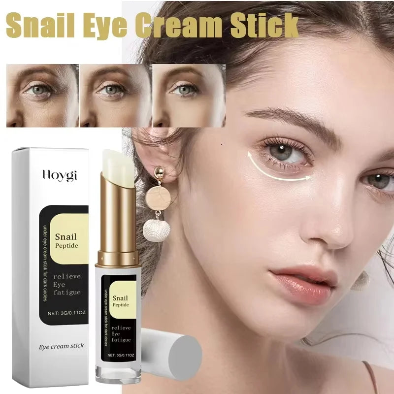 Crema de Ojos Caracol en Barra - Colágeno Anti Ojeras, Bolsas y Arrugas