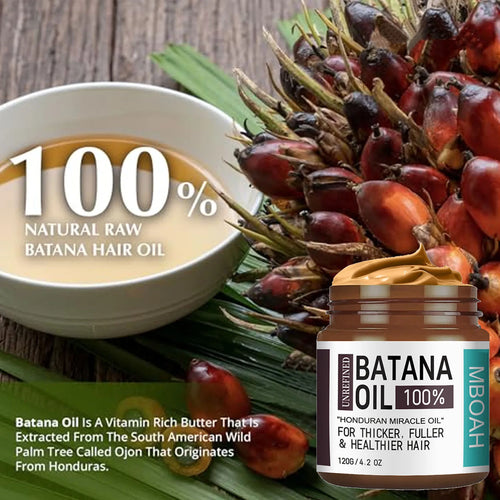 100% aceite de Batana de Honduras - Cabello más completo, más grueso y saludable - Acondicionador para hombres grandes Cuidado del cabello sedoso - Aceite nutritivo para el cabello
